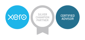 Xero Silver Champion Partner + Cert Advisor Badges Rgb